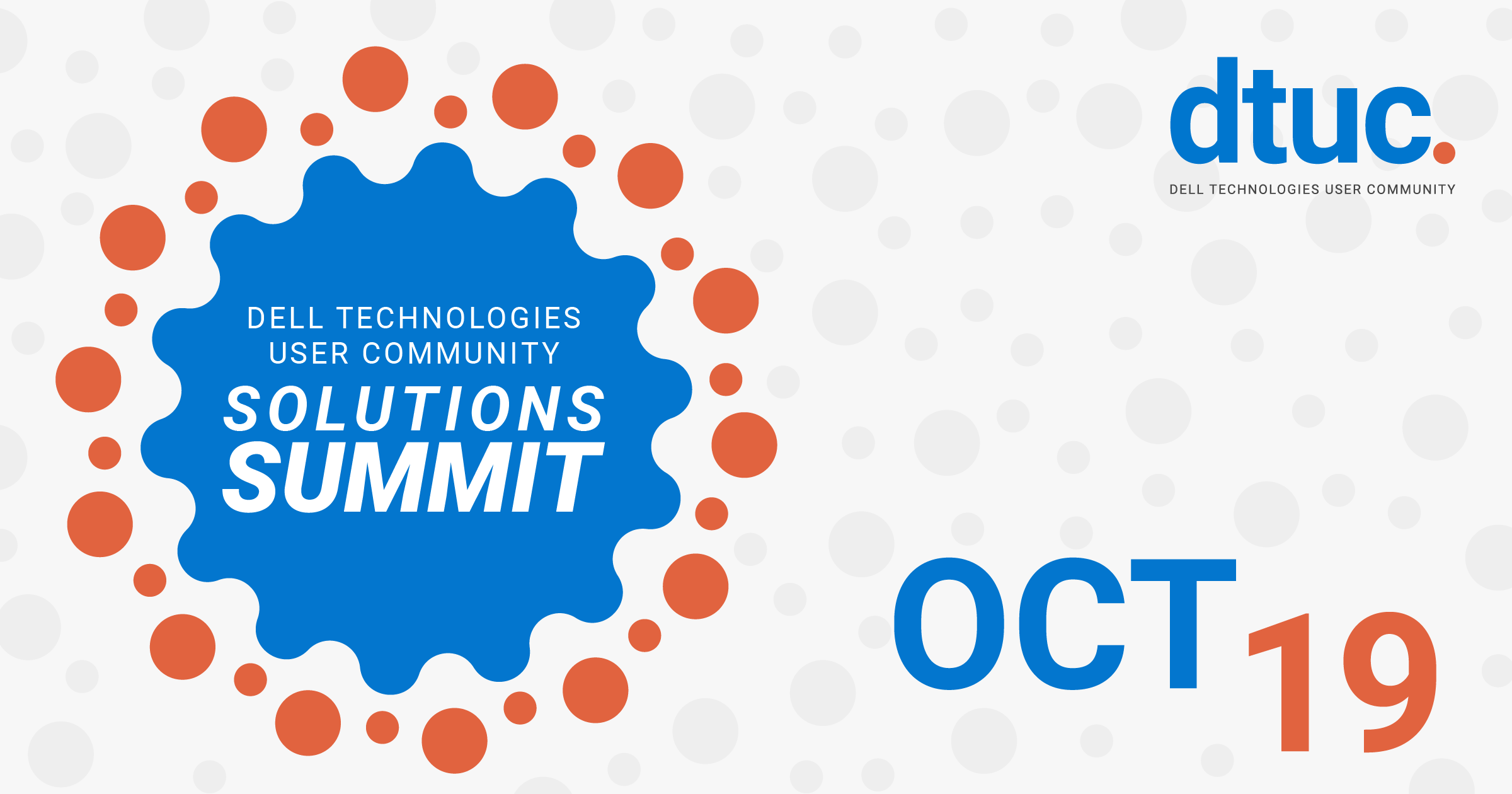 Dell Technologies User Community Solutions Summit